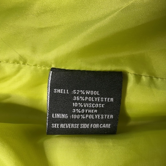 Steve Madden Women’s Cream Wool Blend Pear Coat, size large - Picture 3 of 14